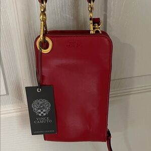 Vince Camuto Bold Red Crossbody Bag
